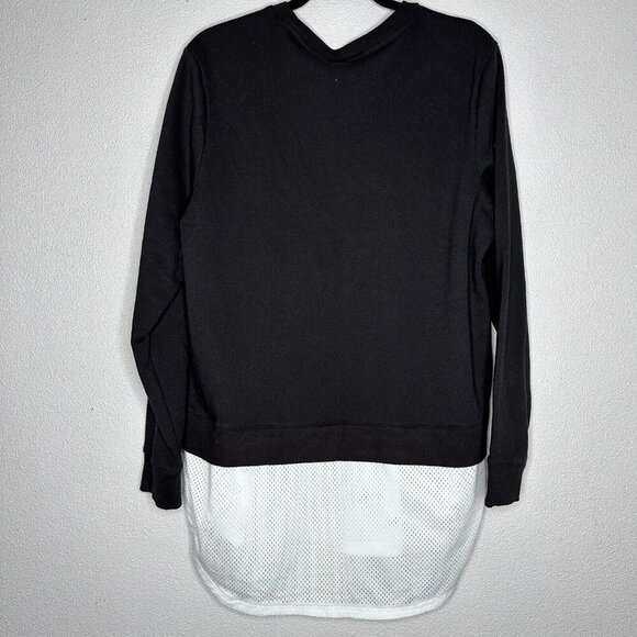 adidas Tops - Adidas Dual Layer Mesh French Terry Pullover Long Sleeve Sweatshirt Black XL
